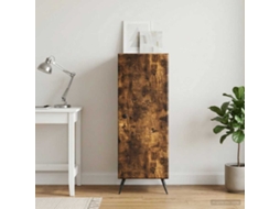 Vidaxl Buffet Carvalho Fumado 33 X 34,5 X 90 Cm Derivados De Madeira