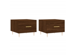 Coffee Table, Coffee Tables Vidaxl Marrom Madeira Processada (n/a)