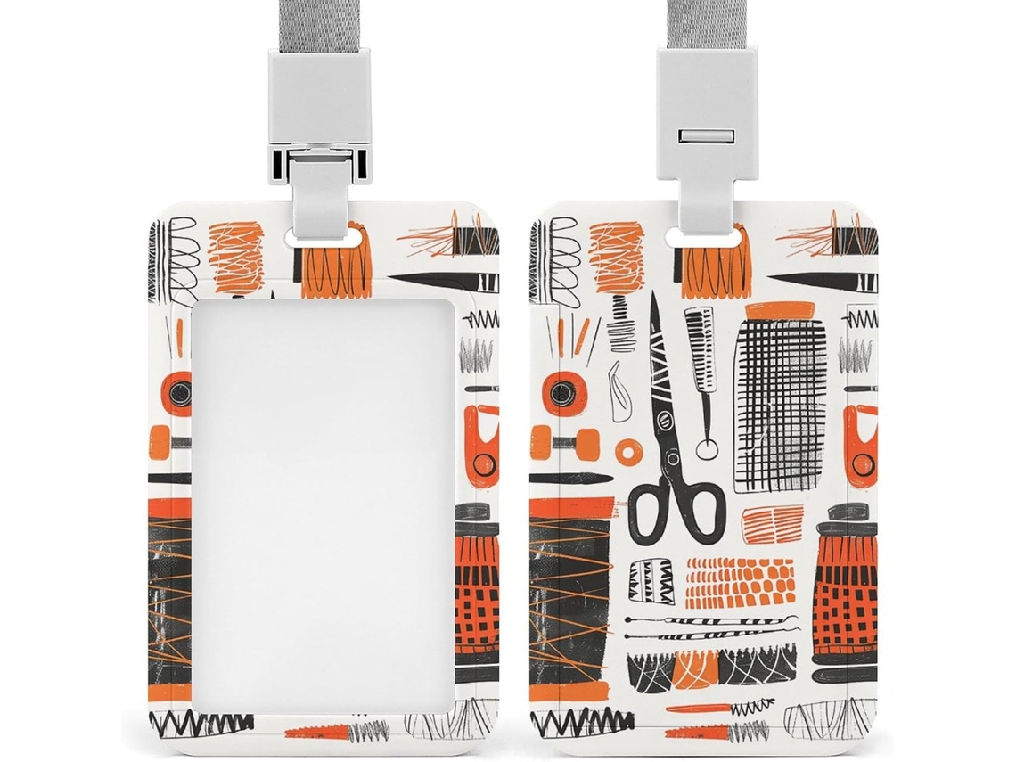 Porta Crachá, Com Diversas Ferramentas De Costura, Personalizável, À Prova D Água, Porta Crachá Protetor