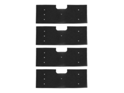 4pcs Filtro de Pelúcia Lavável Reutilizável com MARCA