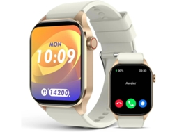Relógio inteligente com infravermelho, monitor de oxigênio no sangue, tela AMOLED de 2,04 polegadas, monitor de frequência cardíaca e Bestvite