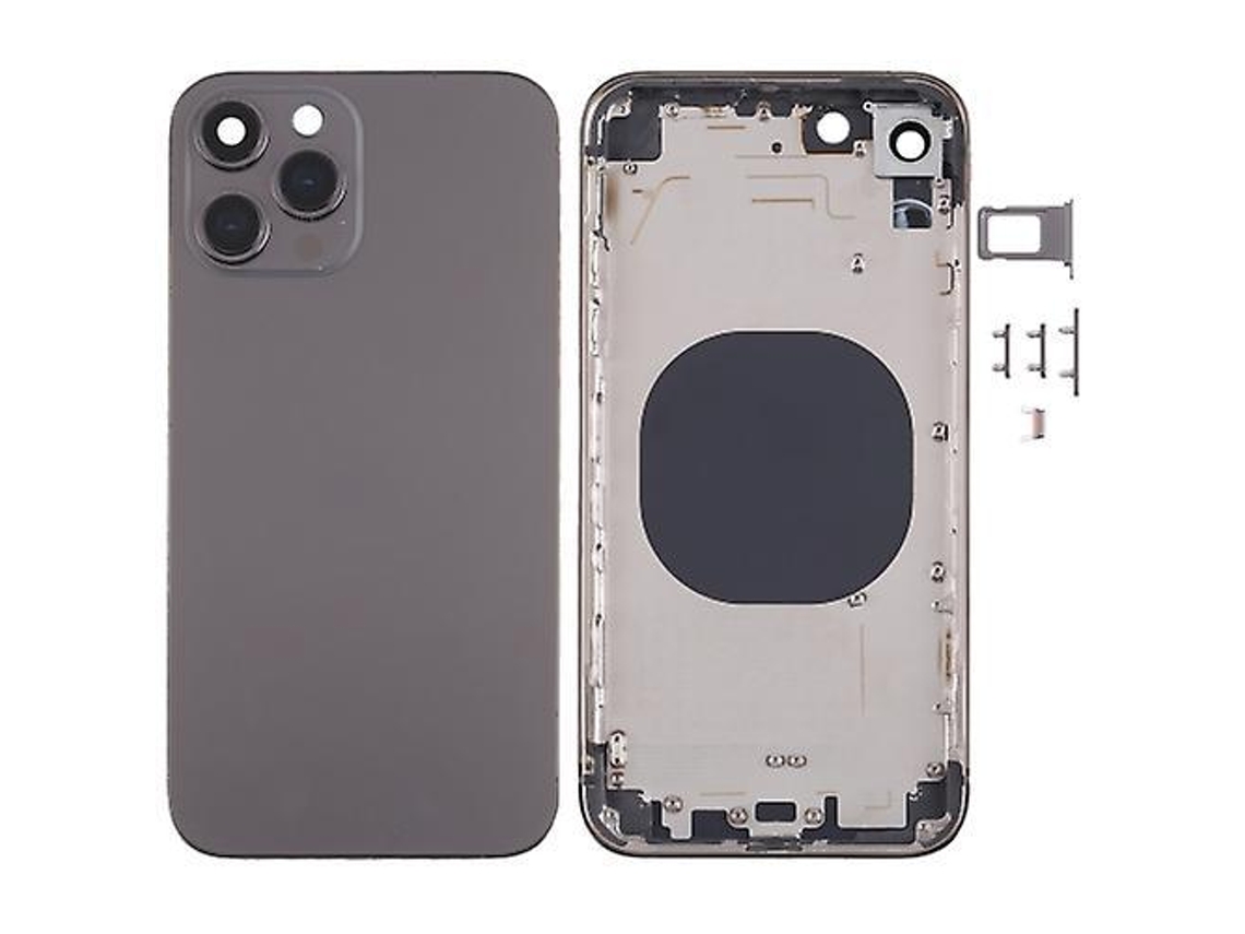 Capa Traseira De Material De Aço Inoxidável Com Aparência De Imitação Do Ip13 Pro Para Iphone Xr