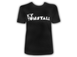 Camiseta Kt Tunstall com logo desgastado ROCKINSTONE Unissex Adulto Mais Vendidas Tamanho: XXL