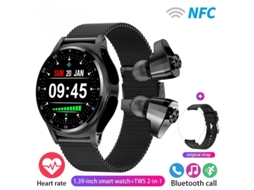 Smart Watch SHAH ARPAN com Tela Hd de 1 39 Preta