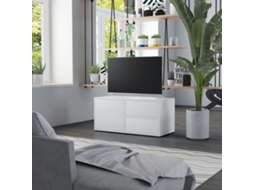 Vidaxl Móvel De Tv 80x34x36 Cm Derivados De Madeira Branco