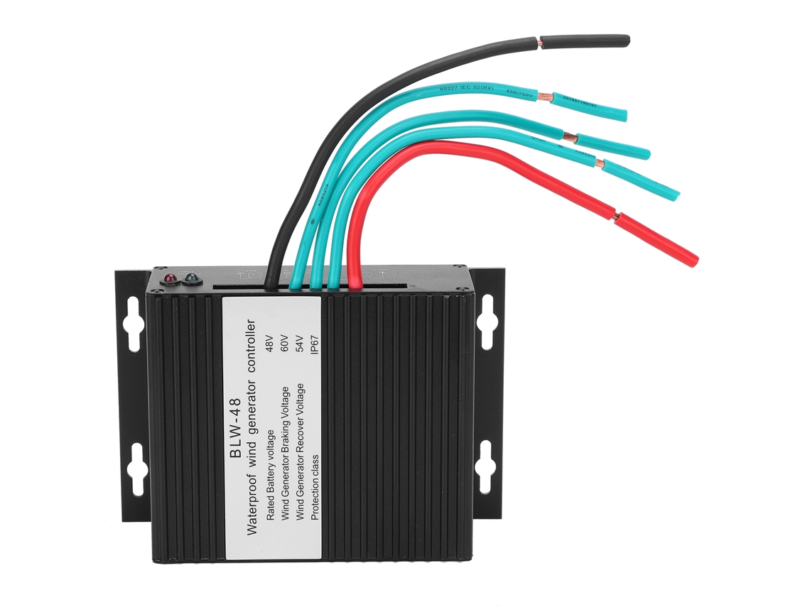 Controlador de Turbina Eólica Regulador de Carregamento Bateria IP67 48V 500W | S/MARCA