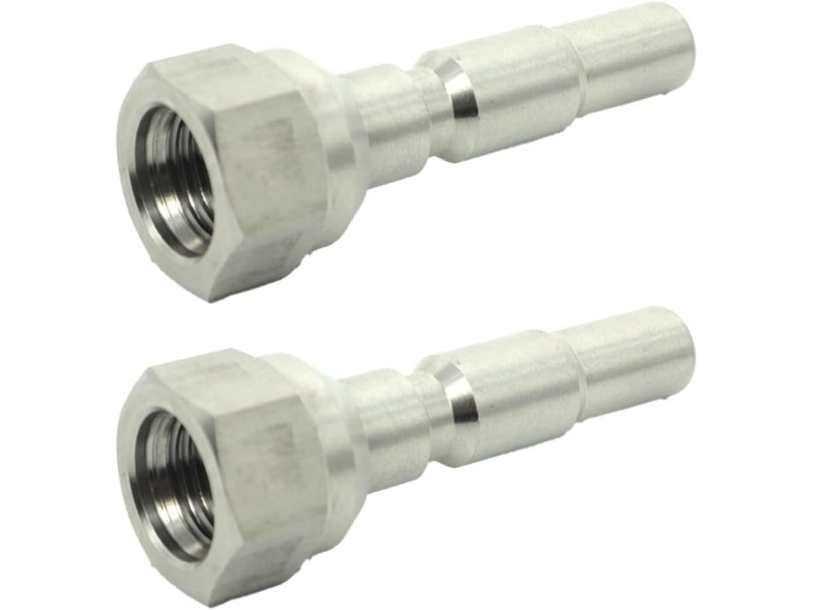 Conjunto De 2 Adaptadores Para Lavadora De Alta Pressão Dn12/dn11 6,35 - Rosca Mm