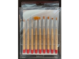 Pincéis Mini para Aguarela e Tempera TALENS 9 un
