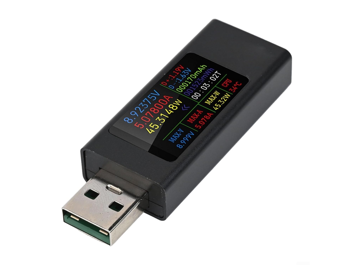 Testador Usb Va Kws-mx23 Com Ecrã Ips