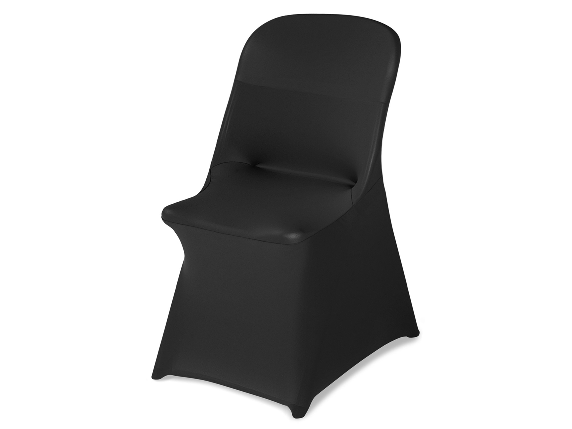Vevor Capa Elástica Para Cadeiras De Até 46 X 50 X 86 Cm, 30 Peças Para Casamento, Preta