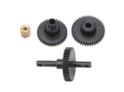 Mali conjunto de Engrenagens de Transmissão Rc Preto Leve Alto Desempenho para Carro Traxxas 1/18 de Esteira