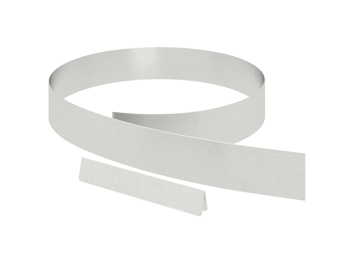 Conjunto 1 Bordas De Jardim Vidaxl Prateado Aço Inoxidável (450 X 10 Cm)