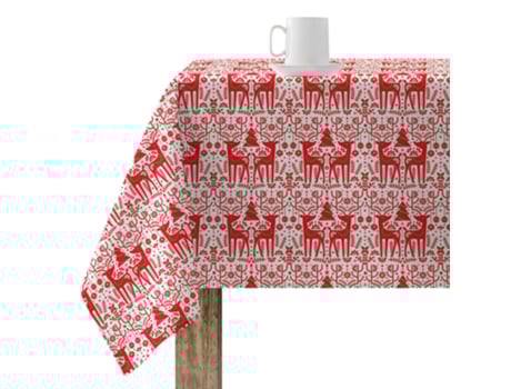 Toalha de Mesa MUARE HOME Christmas (300 x 140 cm - Algodão - Multicor)