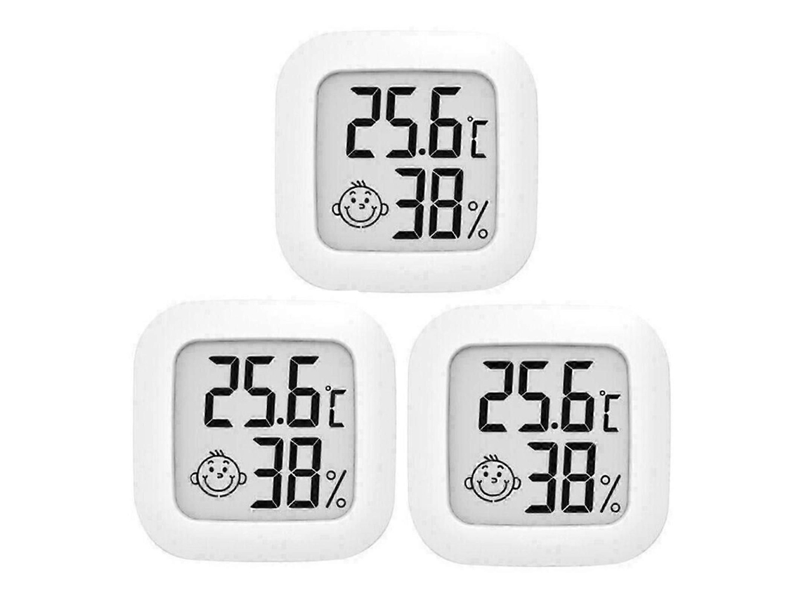 3x Termo-higrômetro Digital Temperaturmesser Mini Medição Luftfeuchtigkeit