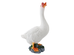 Estátua De Ganso Para Decoração Jardim Estilo 1