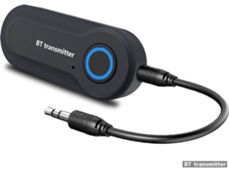 Transmissor Bluetooth Adaptador Portátil Sem Fio 5.0 Sistema de Áudio Estéreo 3,5 Mm com Baixa Latência para Carro/tv/computador/laptop Pr AQUAFORGE