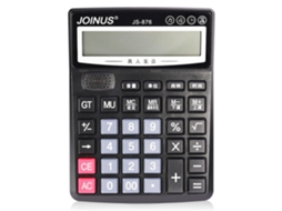 Calculadora Eletrônica De Mesa Js-876 Display 12 Dígitos Básica