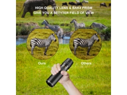 Telescópio Monocular Compacto Portátil Com Zoom, Óptica De Alta Qualidade Para Exteriores E Aventuras