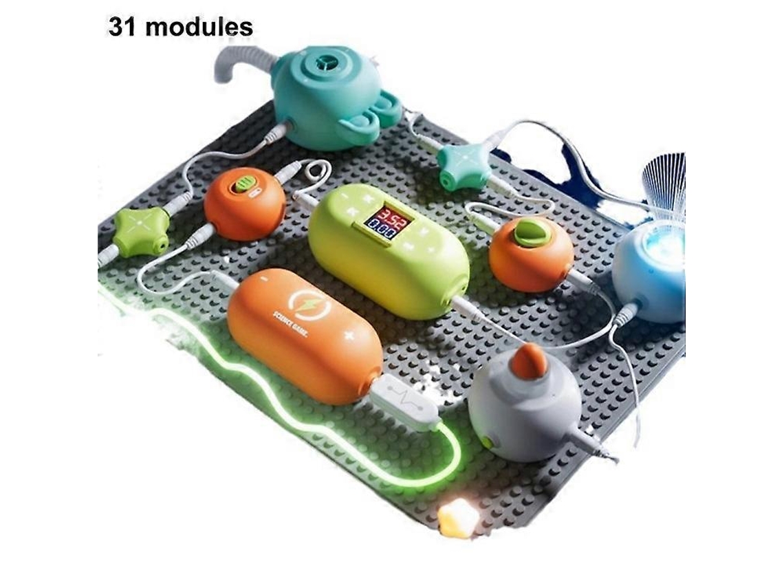 Science Circuit Kit 31 Modules Electronic Circuit Educational Toys Physical Education Learning Toy