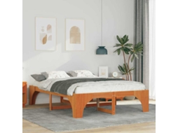 Vidaxl Estrutura Da Cama Castanho 150 X 200 Cm