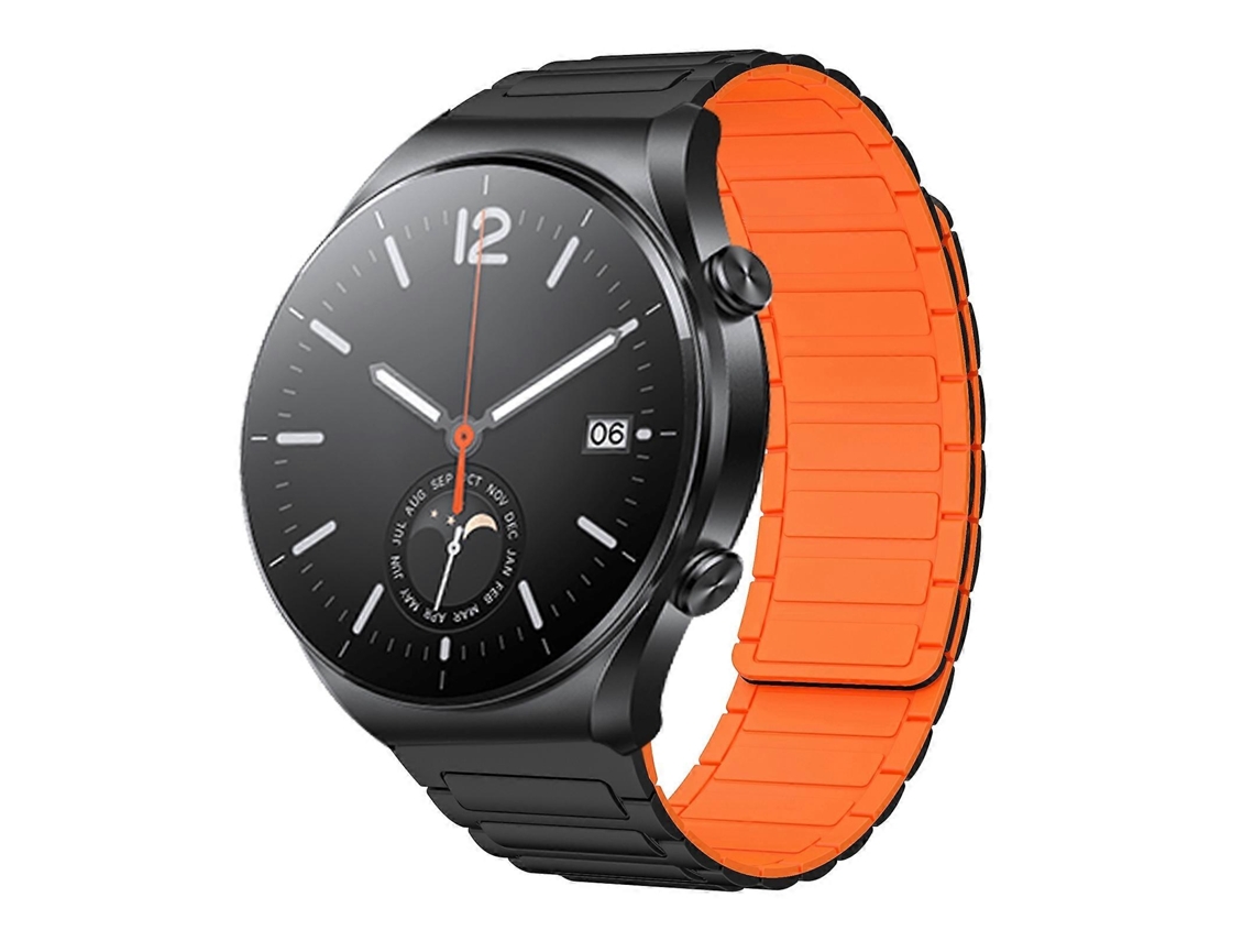 Pulseira De Silicone Magnética Em Formato De I De 22 Mm