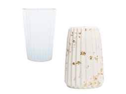 Molde De Silicone Vaso Para Flores 15,2 Cm Resistente Facilidade De Manuseio Aucune