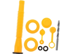 Conjunto De Tampas Rosca Amarelas Para Bicos Latas Com Broca 8mm, Proteção Durável E Aplicação Versátil Para Jarras De