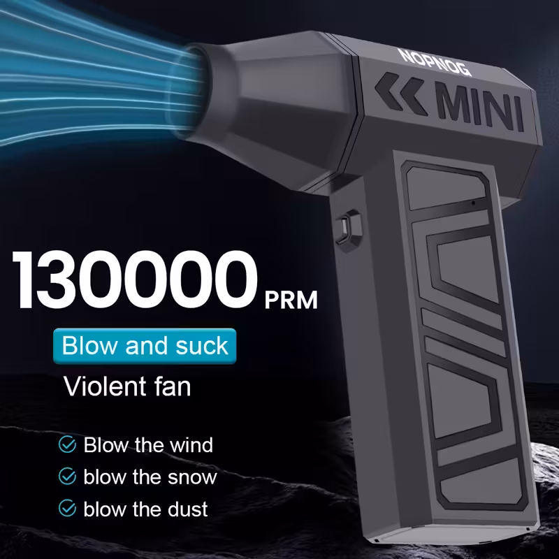 Ventilador Turbo Sem Fio 130.000 Rpm4 Velocidadesrecarga Type Cmultiuso Rosae