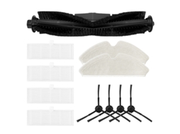 Esfregões hepa com escova lateral de rolo, acessórios para aspirador de pó proscenic m7 pro/kyvol cybovac s31/honiture q6/uoni
