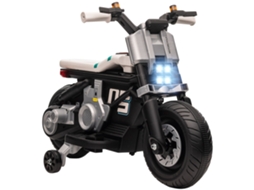 Mota Elétrica Infantil Pp E Metal Cor Branco 86x44x58 Cm Homcom