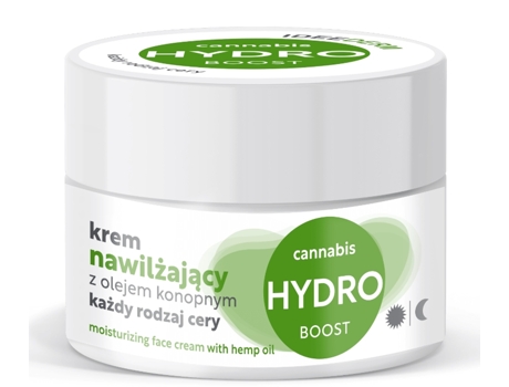 Creme Hidratante Dia E Noite Com Óleo De Cânhamo, 50ml Para Todos Os Tipos De Pele Ideepharm