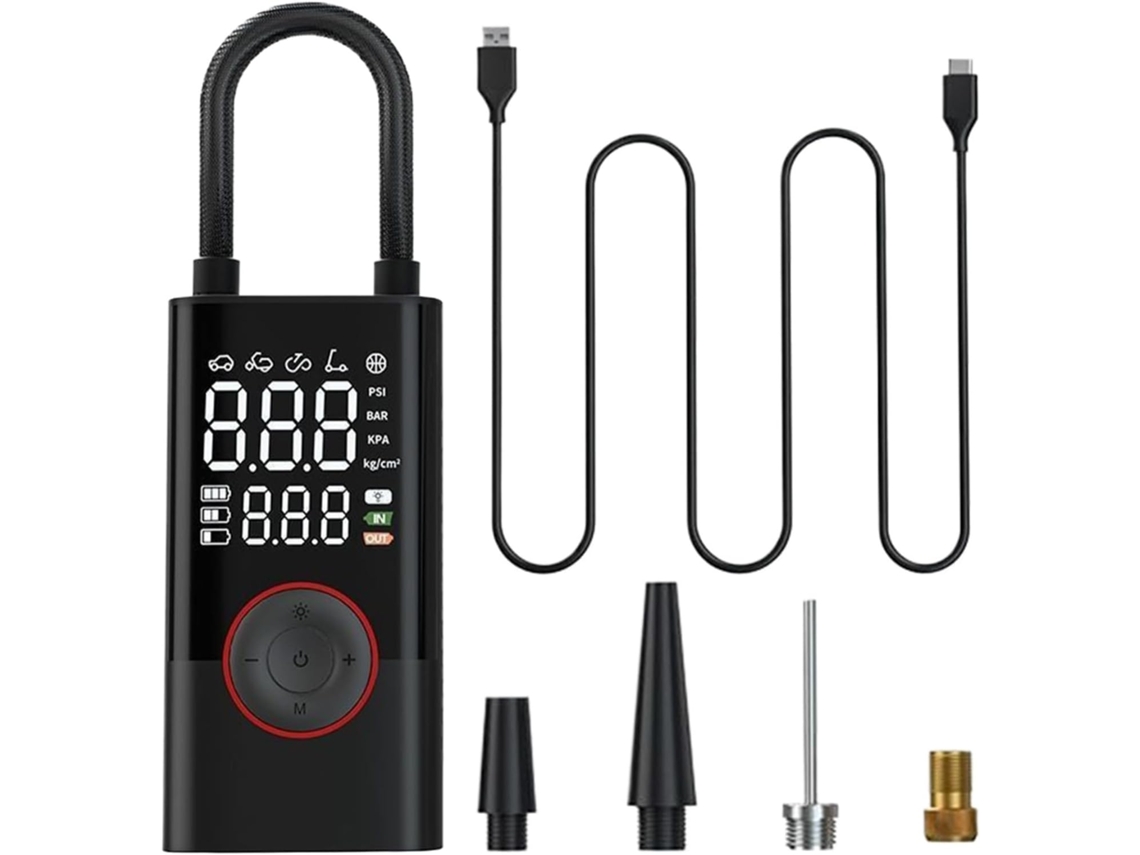 Bomba De Ar Para Pneus De Carro De 10 Bar Com Compressor De Desligamento Automático