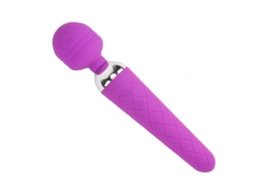 Massageador 10x Poderoso Extremo Poder Multi-velocidade Sem Fio Recarregável Usb Corpo Portátil À Prova D Água (roxo)