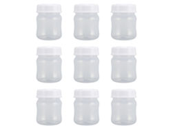 Mali garrafa de Armazenamento de Leite Materno com Tampa À Prova de Vazamento 90ml 9pcs Largo