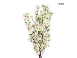 Laxiscreed Ramo De Pêssego Multicolor Para Decoração De Casa E Festas, Tecido De Seda Sintética
