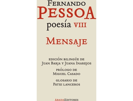 Livro Poesía Viii. Mensaje de Fernando Pessoa (Espanhol)