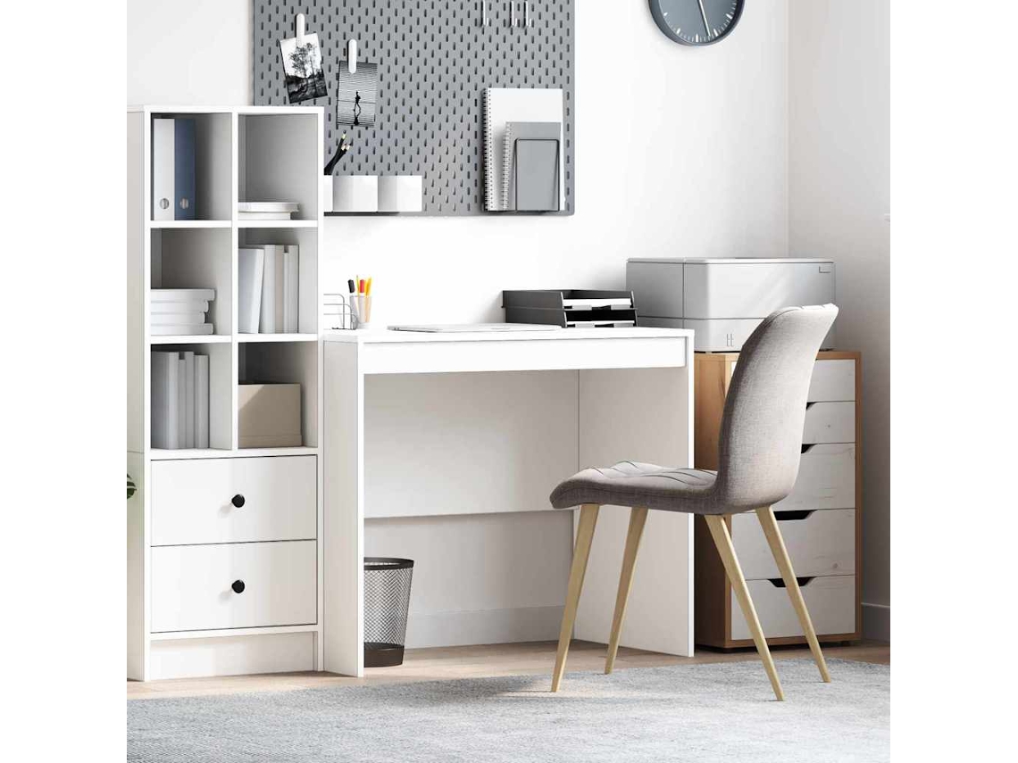 Vidaxl Mesa Branco 90 X 50 X 76 Cm