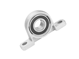Laxiscreed Kp004 Alojamento Para Rolamento Esférico Vertical, Diâmetro 20mm, Liga De Zinco