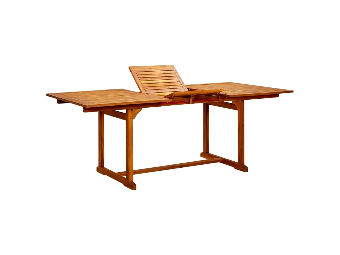 Garden Table, Garden Tables Vidaxl Marrom Madeira De Acácia (200 X 100 X 75 Cm)