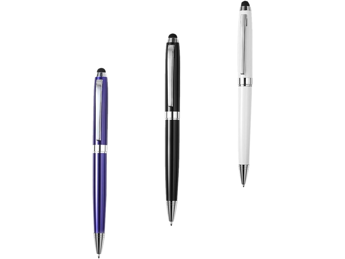 Conjunto de 3 Canetas Stylus Multifuncionais para Tela Sensível Ao Toque, Caneta Leve e Capacitiva para Telas SFUSHOS