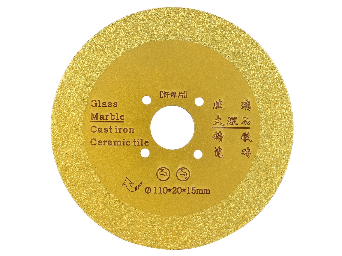 Disco De Corte Em Diamante Laxiscreed 110mm Para Cerâmica, Vidro E Pedra De Alta Precisão