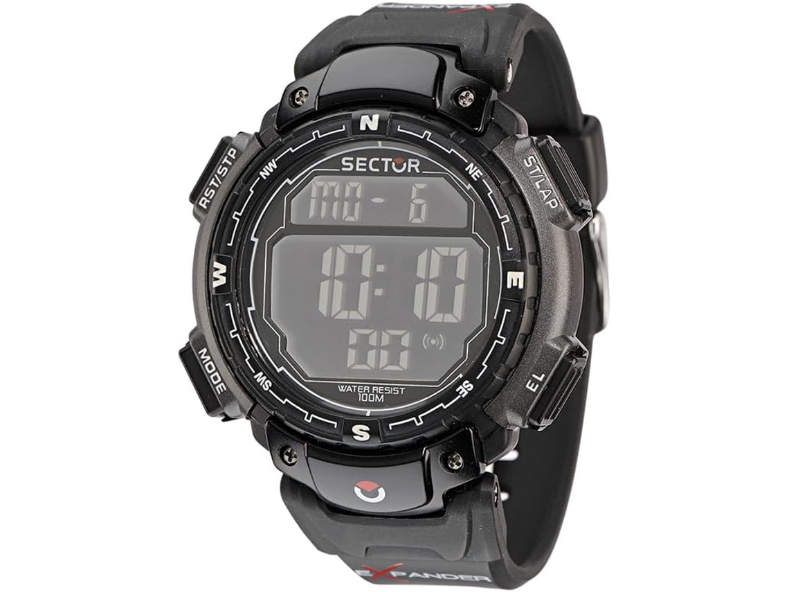 Sector Masculino R3251172125 Street Analog Display Analógico Quartzo Preto Relógio Ushion