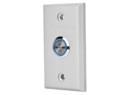Botão De Saída Com Luz Indicadora Abertura Porta, Design Intuitivo, Carcaça De Alumínio Resistente, 1 Peça