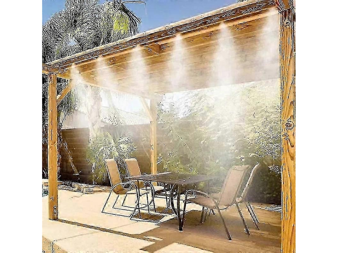 Excelente Sistema De Resfriamento Externo Com Névoa, Bico Aspersão, Conjunto Bicos Difusores Névoa Água Para Plantas, Acessórios Jardim E G Slowmoose
