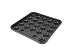 Suporte De Armazenamento Para Mesa De Sinuca Com Prato Para 22 Bolas Acessório Durável De Plástico Para Bilhar