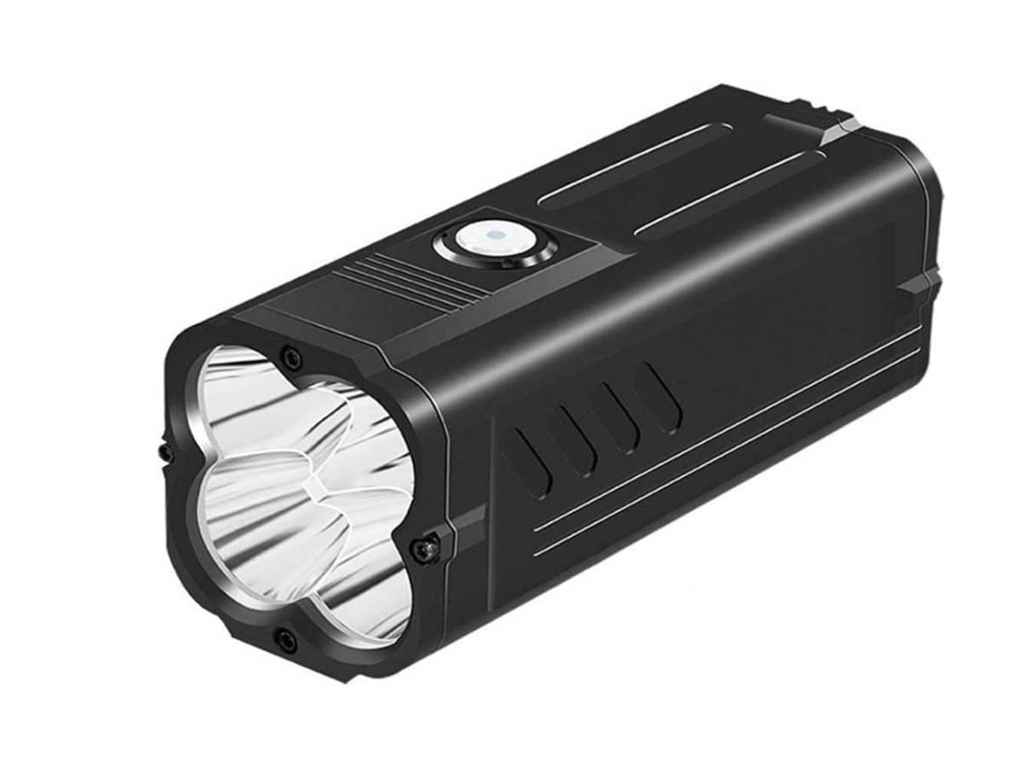 Lanterna Lanterna de 80 W Usb Holofote de Liga de Alumínio Luz de Trabalho Portátil Escurecimento Ao Ar Livre Lanterna TURMIN