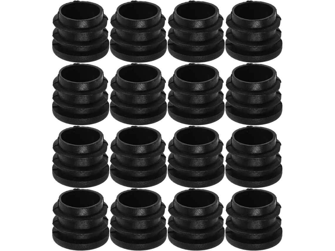 Tampas Plásticas Para Tubos Redondos De 1, 0a 1, 2cm, Pacote Com 100 Unidades, Para Pés De Cadeiras E Móveis, Proteção