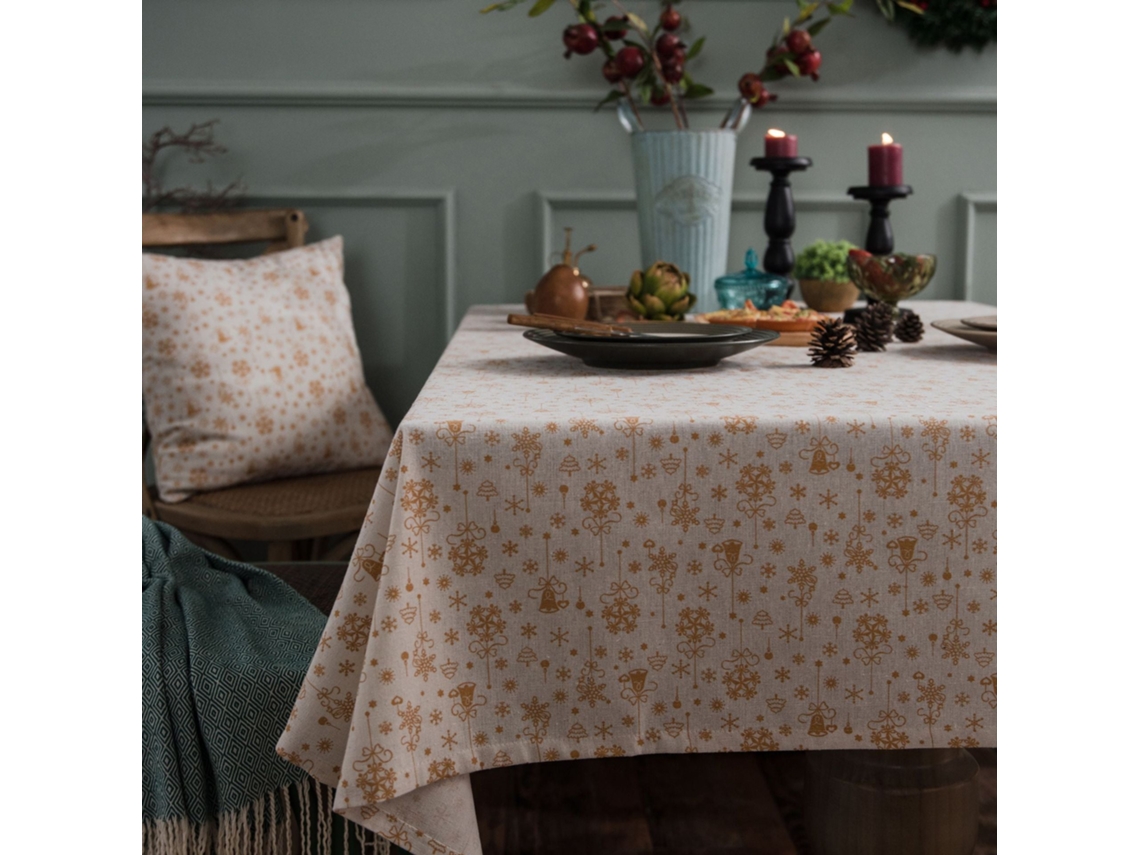 Toalha De Mesa De Algodão E Linho Para Festival De Natal Toalha De Mesa Dourada Verde Sinos De Vento Toalha De Mesa Retangular Com Estampa Japonesa Si