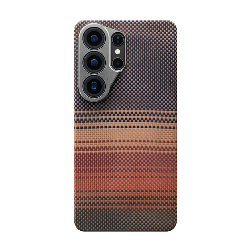 (modelo F, Galaxy S26) Capa Ultrafina Para Celular Em Fibra De Carbono E Aramida Kevlar Para Uso Profissional