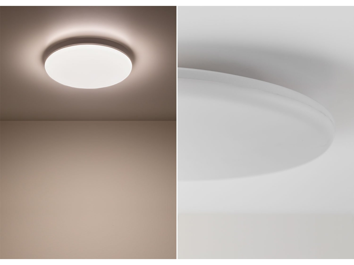 Plafon Led Para Banheiro Tadeu Plástico Ø30 Cm Sklum